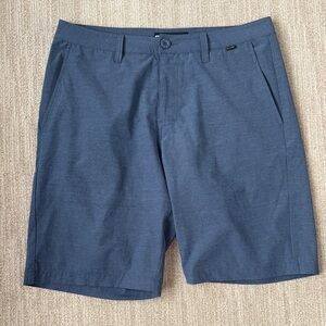 Travis Mathew Men's Size 32 Blue Polyester Golf Shorts